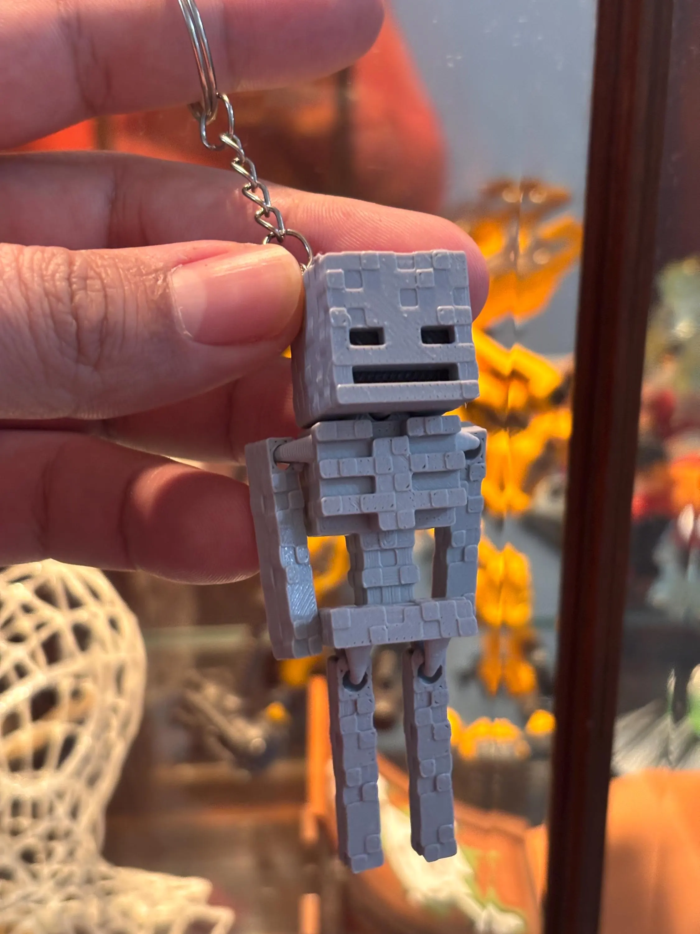 Chaveiro de Esqueleto do Minecraft 