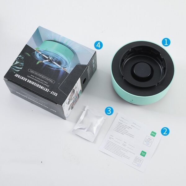 Portable Smoke-Removal Air Purifier Ashtray - Image 8