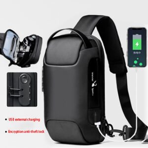 Waterproof Anti-Theft USB Crossbody Bag