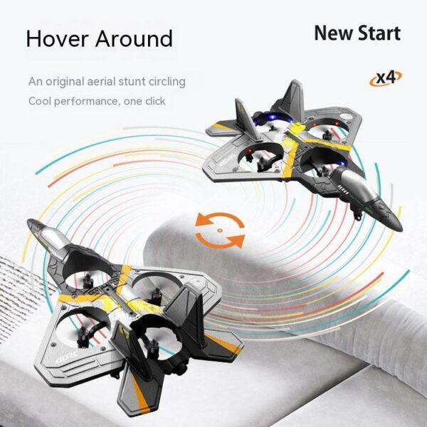 Kids/Adults RC Fighter Drone with Foam Fixed Wing - Image 3