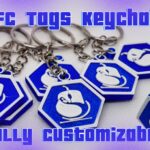 3D-Printed NFC Keychain Tag – Share Websites, Contact Details & More