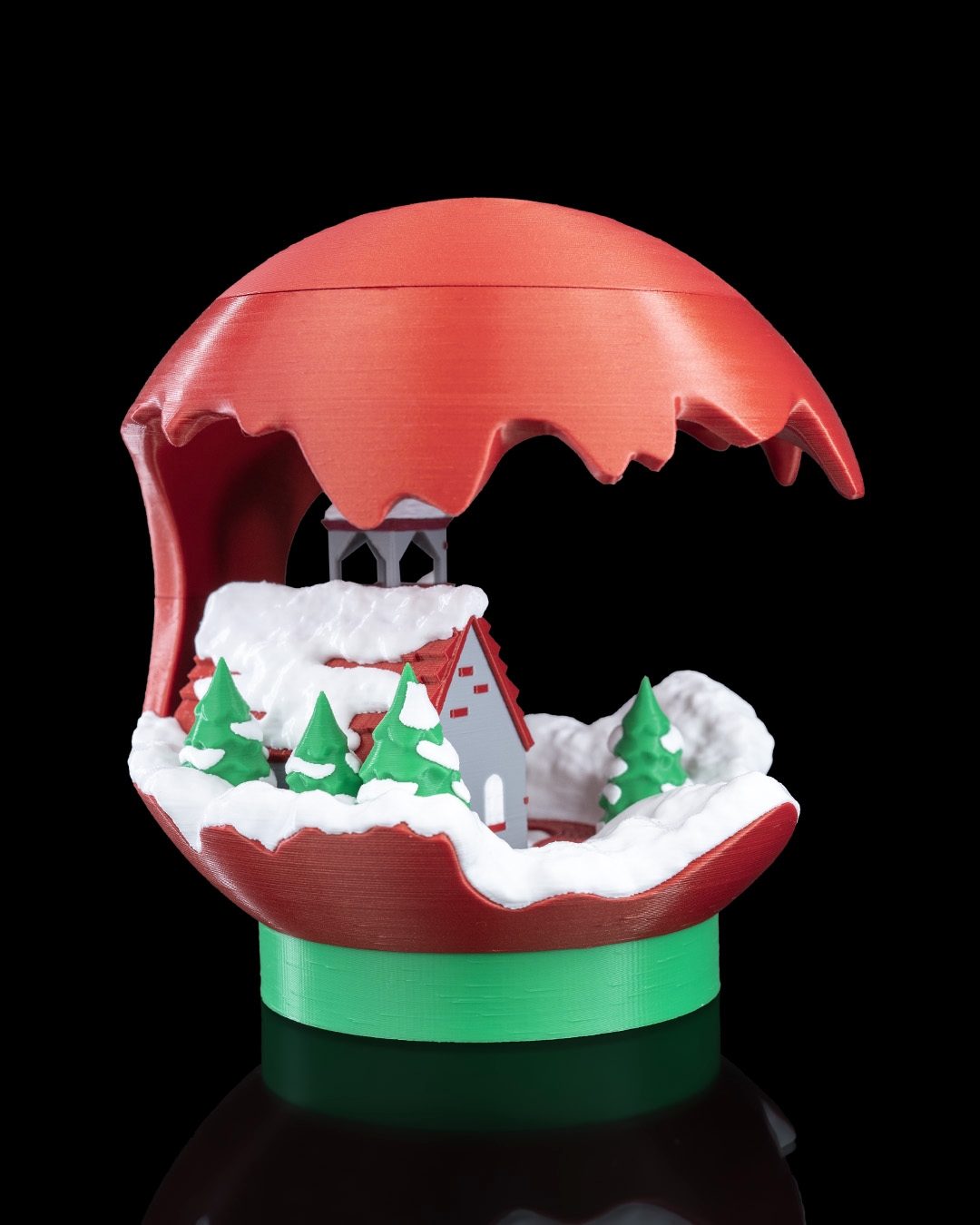 Abajur de Mesa “Brilho do Inverno” – Luz Natalícia de Ambiente