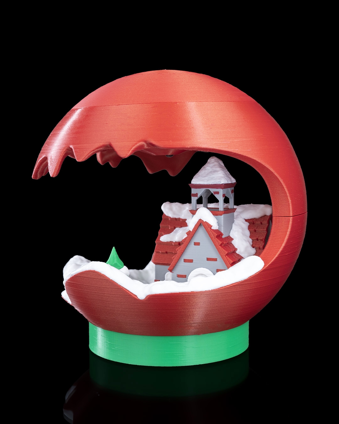 Abajur de Mesa “Brilho do Inverno” – Luz Natalícia de Ambiente