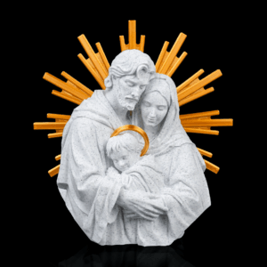 escultura sagrada da sagrada família